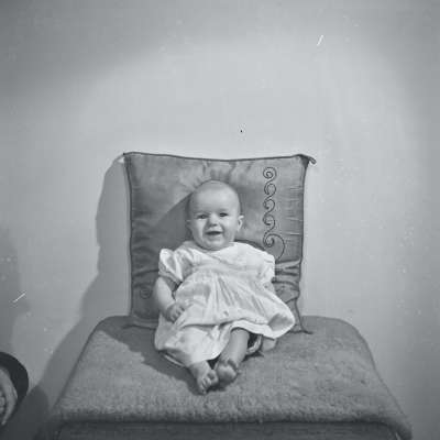 Studio portrait of a baby