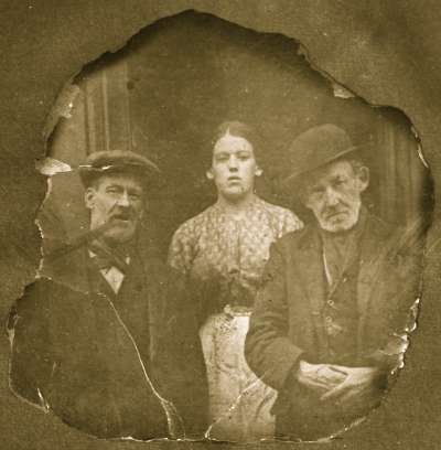 Portrait of three people