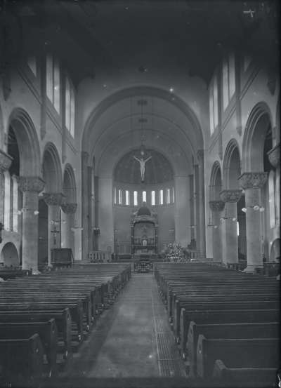 Empty church interior