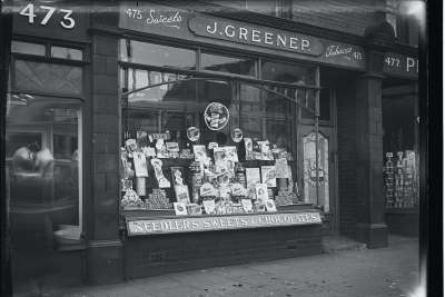 J. Greenep Tobacco and Sweets, Shop Front