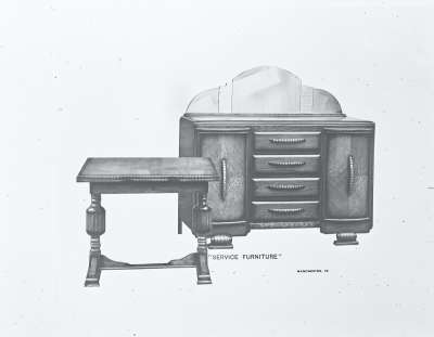 Dressing table and table