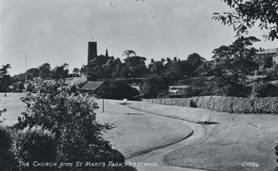 Postcard of St Mary’s Park, Prestwich