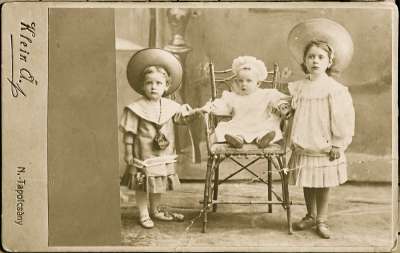 Portrait of three children