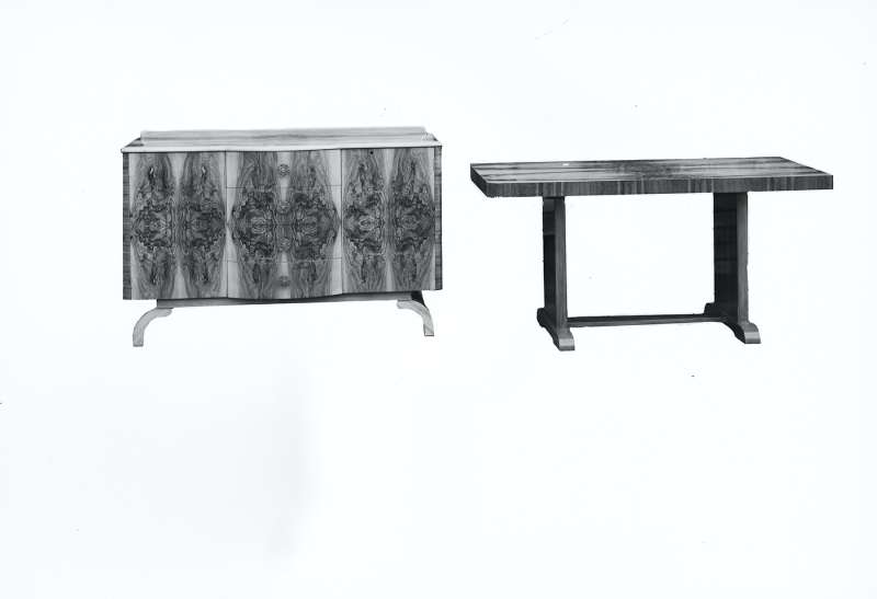 Sideboard and Table, Edited/Masked