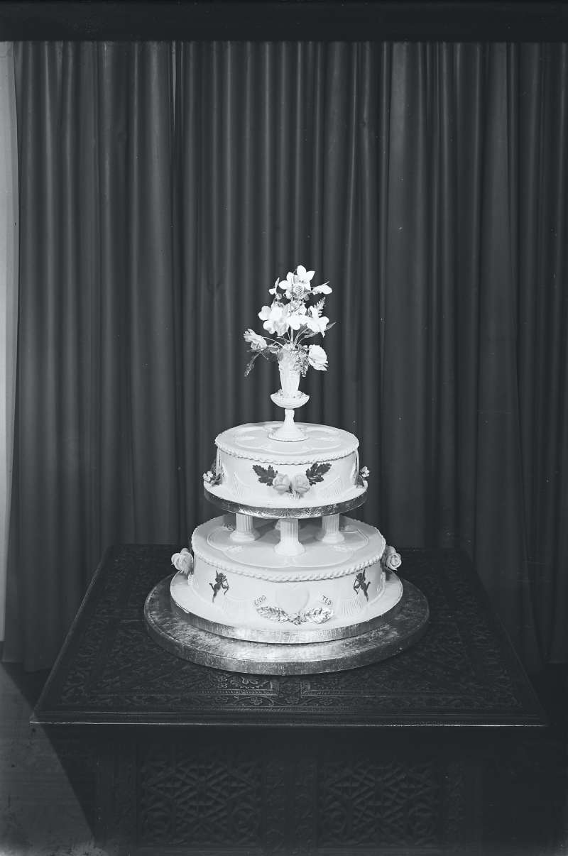 Wedding cake for Enid and Ted
