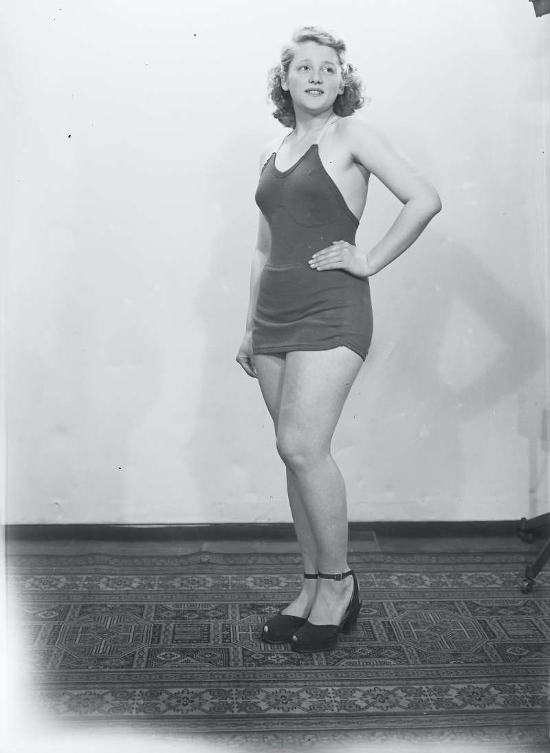 Portrait of a woman in swimwear