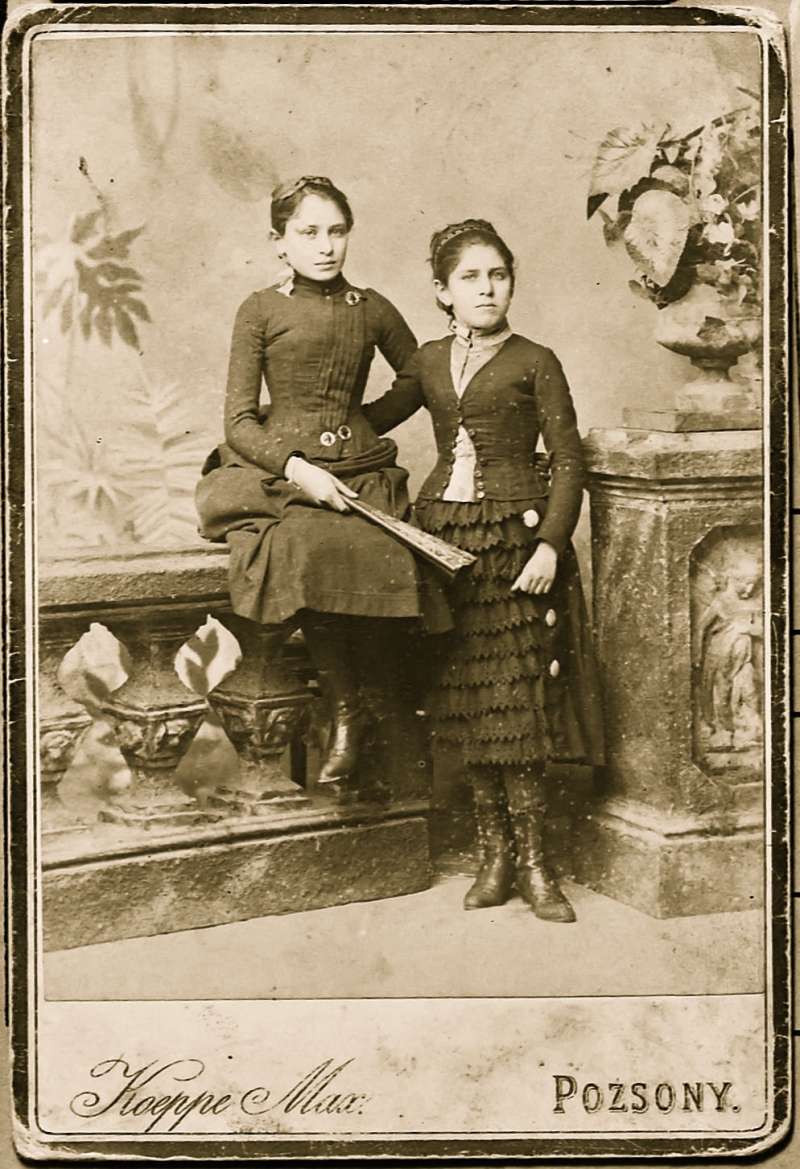 Portrait of two girls