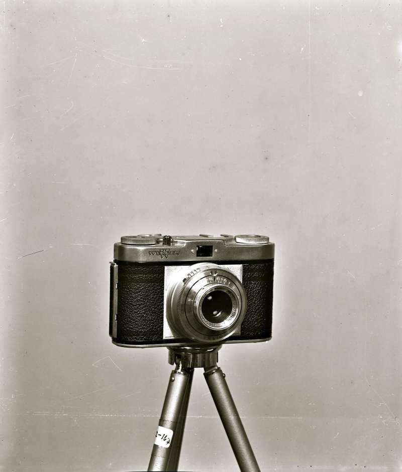 Photograph of camera on tripod