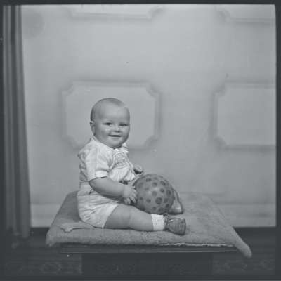 Studio portrait of a baby