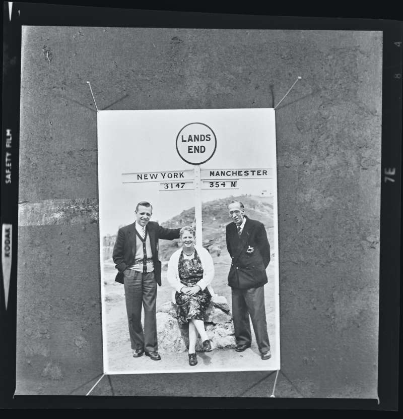 Portrait of three people, original record